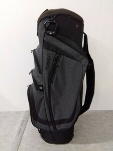 ★OGIO キャディバッグ 2.0kg 15分割 軽量 ファスナー作動問題なし キャディバック グレー ゴルフバック フードなし 訳あり オジオ★