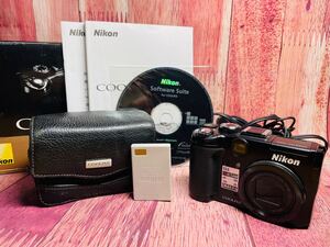 箱付き 説明書付き Nikon COOLPIX P6000 ニコン デジタル ブラック