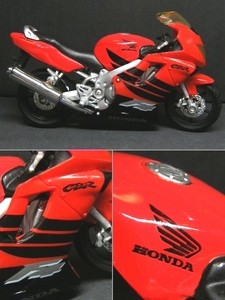 x品名x (20)マイスト Maisto ホンダ CBR F4 600 フルカウル レーサー レース系バイク?約12cm♪ミニカー オートバイ ミニチュア1/18タイプ?