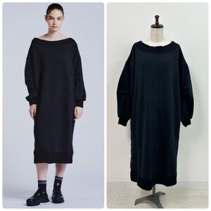 DOUBLE STANDARD CLOTHING ESSENTIAL ダブルスタンダードクロージング エッセンシャル オフショルダー ロングスリーブ ワンピース 38 611