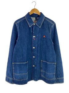 KENZO◆カバーオール/M/デニム/IDG/Flower Crest Denim Workwear Jacket