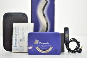 Panasonic RQ-SX55 ポータブルカセットプレーヤー 付属品 元箱付[パナソニック][CASSETTE PLAYER]34M