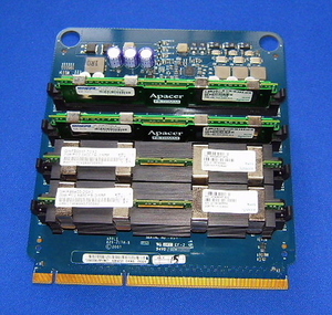 ★動作品から外し、古いので保証なし★RAM FB-DIMM 2GB×4枚（計８GB） ADTEC Apacer DDR2 800 送料：520円～
