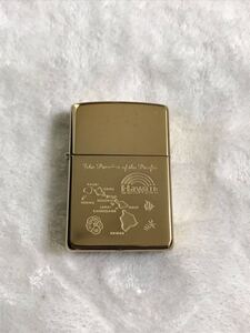 ZIPPO ジッポ ジッポー SOLID BRASS ハワイ　Hawaii 1995年製 ソリッドブラス　未使用品