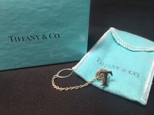 TIFFANY&Co. ティファニー Tロゴ ネクタイピン タイタック アクセサリー シルバー 925 総重量 約2.8ｇ ケース・箱付き