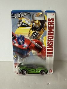 2024 Hot Wheels Transformers Series 2/5 CORVETTE C7.R Green New Model Near Mint 海外 即決