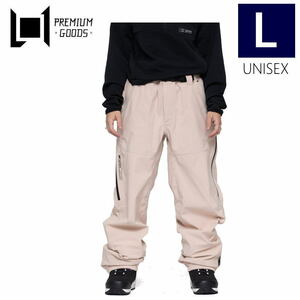 ● L1 AXIAL PNT ALMOST APRICOT Lサイズ メンズ レディース ユニセックス スノーボード スキー パンツ PANT 23-24 日本正規品