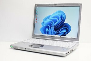 1円スタート ノートパソコン Windows11 WPS office搭載 Panasonic レッツノート CF-SV7 メモリ8GB 第8世代 Core i5 SSD256GB カメラ