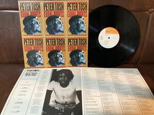 美品 国内盤 PETER TOSH / EQUAL RIGHTS ピーター・トッシュ 平等の権利 // CBS/Sony 25AP 571 JPN VG