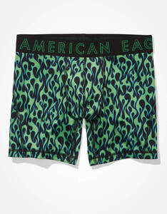 * AE アメリカンイーグル ボクサーブリーフ トランクス AEO Green Fire 6" Flex Boxer Brief XL / Green *