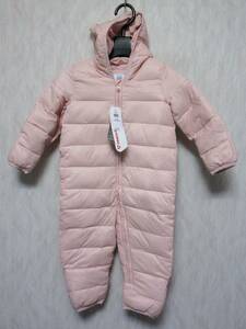 未使用品 ギャップ GAP ベビー 中綿入り ロンパース くま耳付き ピンク 12-18 80cm 東9716