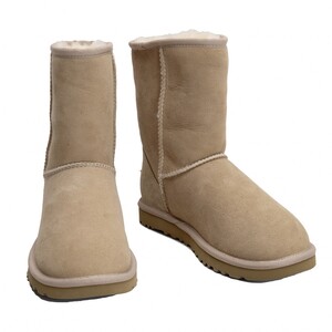 アグUGG ムートンショートブーツ サンド22