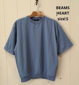 ビームスハート BEAMS HEART メンズ Tシャツ S サックスブルー