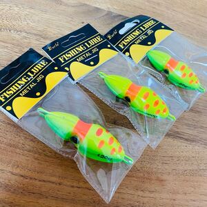 3個セット FISHING LURE 鉛式ビンビンスイッチ 80g 100g 120g タイラバタイラバ 鯛ラバジグ タイラバヘッド 