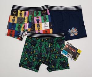 USA購入★★ ニンジャゴー レゴ ブリーフ ボクサーパンツ サイズ8 130 3枚 未使用品 ★★ LEGO Ninjago Boxer Briefs