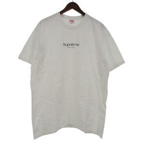 SUPREME Classic Logo TEE クラシック ロゴ Tシャツ ホワイト サイズ メンズL