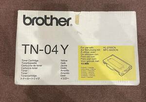 新品未使用　送料無料　brother ブラザー 純正 トナーカートリッジ　TN-04Y イエロー