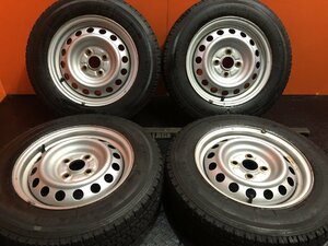 【TOYO DELVEX 935 155/80R14 88/86N LT】スタッドレス【TOYOTA プロボックス 純正ホイール 14インチ 5J4HPCD100+39】21年製 バリ溝 KTM179