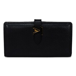 ルイ・ヴィトン LV ヴェルティカル ウォレット 二つ折り ノワール キャメル ブラック バイカラーRFID ICチップ トリヨン 長財布 M81330