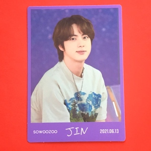 防弾少年団 BTS 2021 MUSTER SOWOOZOO 公式 MINI PHOTO CARD ランダム ミニフォトカード JIN 1 ジン ソクジン