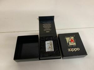 ZIPPO 未使用品ライタージッポーZippo 1932-2007 75周年記念モデル ジッポー 喫煙具