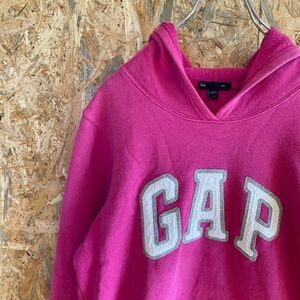 [KWT4979] GAP ギャップ フード付きパーカー レディース ピンク L 60