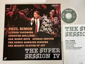 THE SUPER SESSION Ⅳ Paul Simon/Luther Vandross/Jennifer Holliday/Oak Ridge Boys LD VALJ3854 86年LIVEOh Happy Day明日に架ける橋