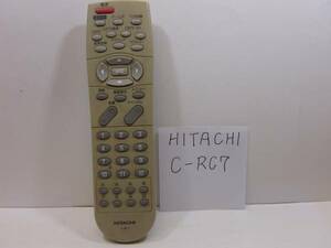 リモコン　ＨＩＴＡＣＨＩ　Ｃ-ＲＣ7　　中古　