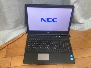 24-0104AQ ジャンク NEC VersaPro タイプVX VK25M/X-C PC-VK25MXZCC Corei5 2520M/2.5G メモリ1GB HDDなし 15.6TFT WXGA