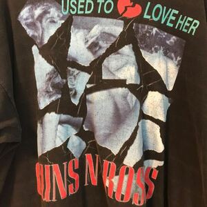 超激レア　XLーXXL 当時物　レアサイズ　guns and roses VTG　1989 ヴィンテージTシャツ　nirvana sound garden Metallica