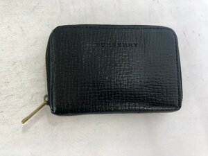 【BURBERRY】バーバリー　コインケース　ブラック　レザー　SY02-FBL