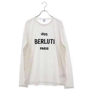 Berluti ベルルッティ 21SS 1895 Front Logo L/S 長袖カットソー R19JRL52JAEK ホワイト