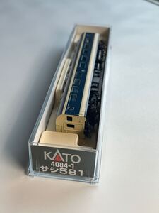 未使用品 KATO 国鉄583系 食堂車サシ581 4084-1