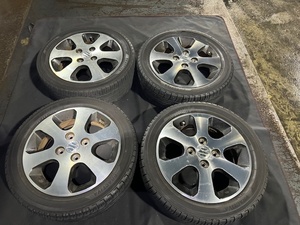 MH22S ワゴンR スティングレー 純正 アルミホイール ② 14×4.5J オフセット50 165/55/R14 PRACTIVAタイヤ ☆引き取り歓迎☆千葉市若葉区