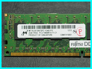 Micron MT18JSF25672PZ-1G4G1FE PC3-10600R DDR3-1333 ECC REG 2GB ※対応マザーボードにご注意ください