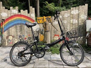 【989】【整備済・そのまま乗れます】『折り畳み自転車』パナソニック ビーンズハウス Beans House 引取可・発送可