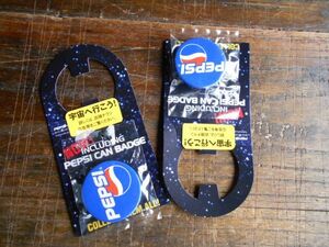 ペプシPEPSIバッジ　未使用二つ　直径3cmメール便140円 COLAコーラ