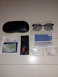 Ray-Ban NEW CLUBMASTER OPTICS RB7216 8210 51-20 レイバン ニュークラブマスター ガンメタル ブルー 度入りカラーレンズ 木村拓哉 教場風