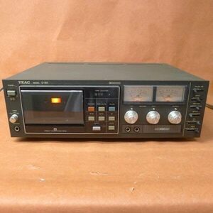 【中古】レトロ TEAC カセットテープデッキ C-4X ステレオ