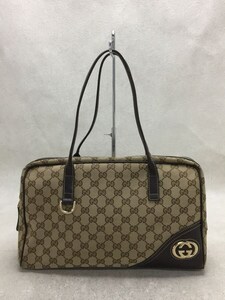 GUCCI◆GGキャンバス/169971/ショルダーバッグ/キャンバス/BEG/グッチ