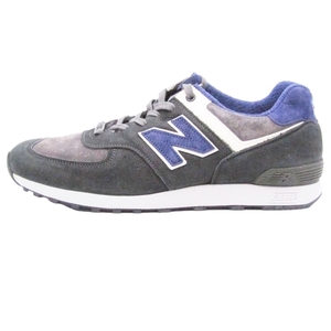 美品 NEW BALANCE ニューバランス US12 M576TGY 英国製 スエード C-CAP ネイビー 22001479