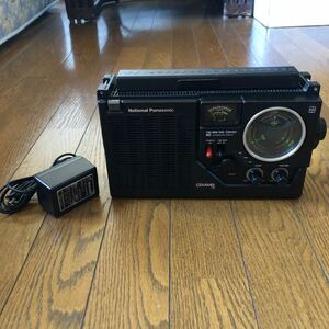 1円スタート 動作品 National Panasonic COUGAR No6 RF-855 昭和レトロ FM AM SWラジオ 