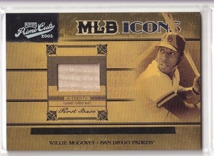 【バットカード】2005 PLAYOFF Prime Cuts MLB ICONS #MLB-45 Willie McCovey 02/13