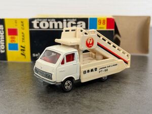 トミカ　tomica No.98 トヨタ ハイエース 日本航空 タラップカー 日本製