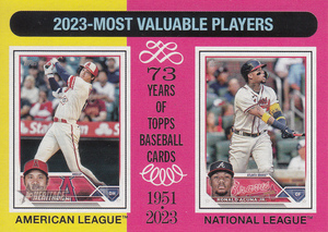 2024 topps HERITAGE 大谷翔平 2023-MOST VALUABLE PLAYERS 204