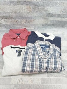 ◇ 《 RALPH LAUREN ラルフローレン まとめ売り4点セット サイズL シャツ カットソー メンズ 》 P