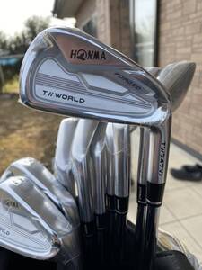 1円スタート★未使用★HONMA GOLF T//WORLD TW747 Vx アイアンセット9本［N.S.PRO MODUS3 FOR T//WORLD］（R）　ホンマ