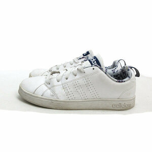 y■【23cm】アディダス/ADIDASバルクリーン2フェイクレザースニーカー■白LADIES/43【中古】