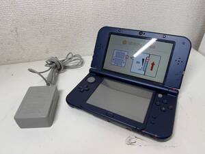 【1円】Newニンテンドー3DSLL 本体 メタリックブルー RED-001 任天堂 初期化/動作確認済 3DS LL