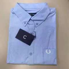 FRED PERRY Logo AuthenticライトブルーShirt